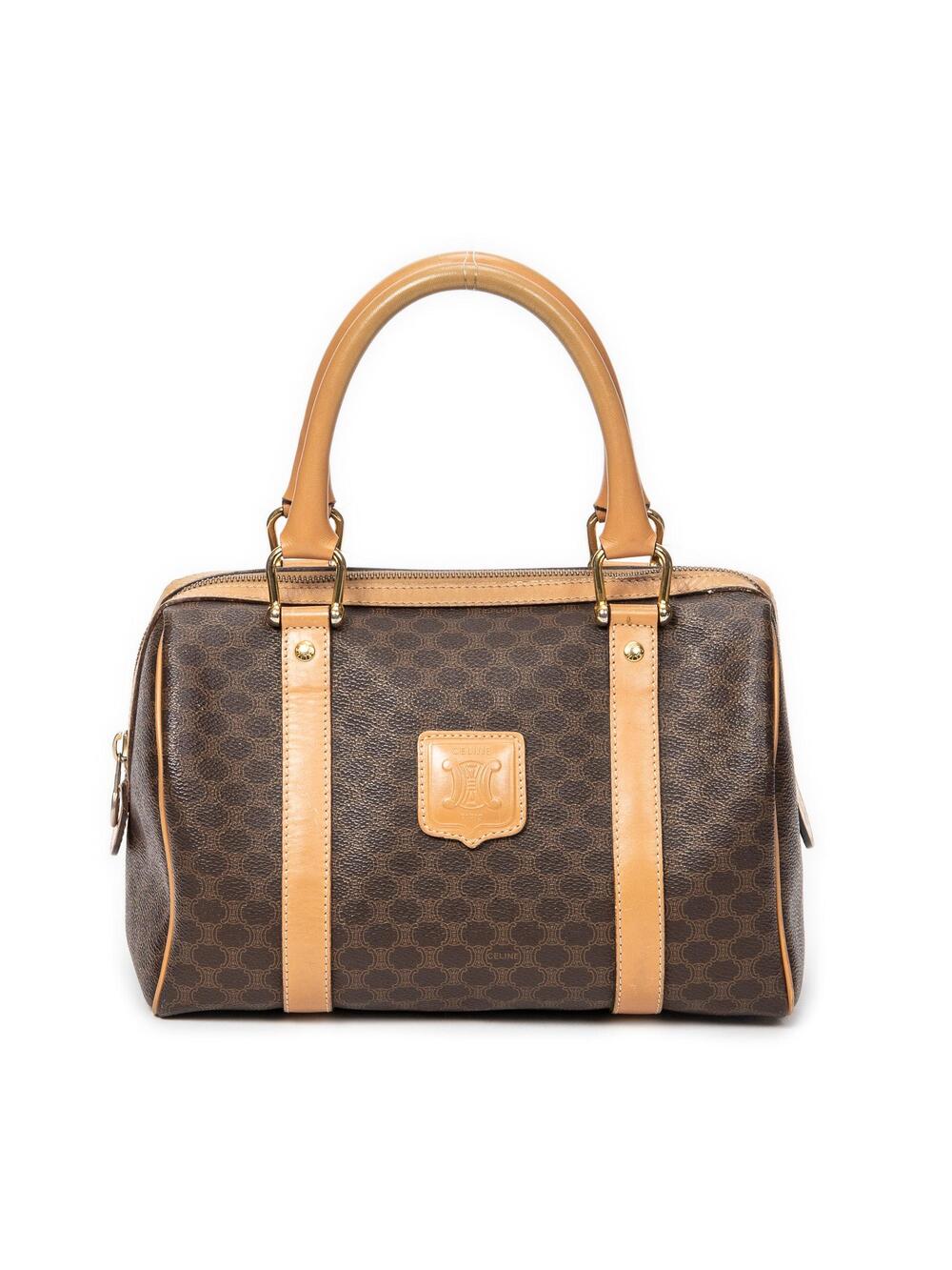 Celine Boston Bag Triomphe Coated #287161C89B